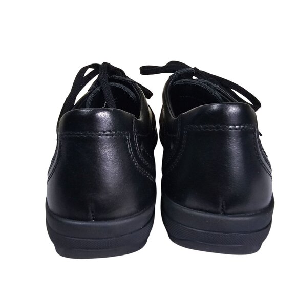 Mephisto Agazio Oxford Shoes Mens 7 US Black Leather Lace Up Air Jet Comfort - Picture 4 of 11